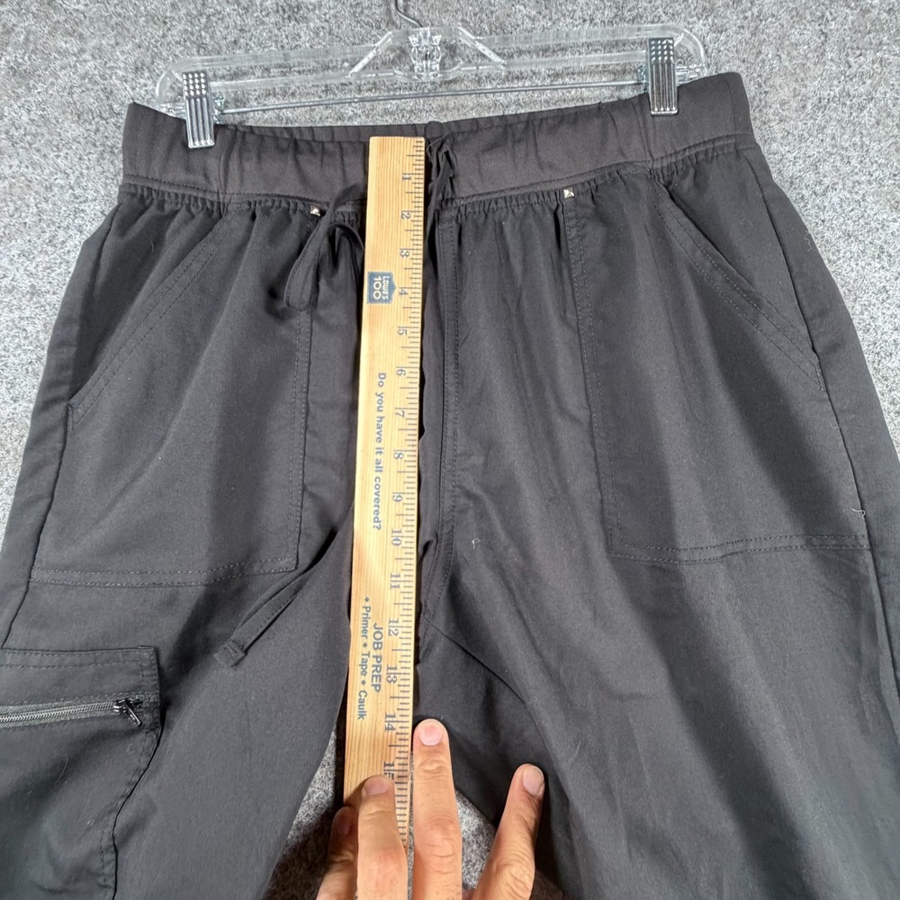 Scrubstar Ultimate Premium Scrubwear Jogger Pants Wonens L Black Comfort Stretch - Picture 16 of 16